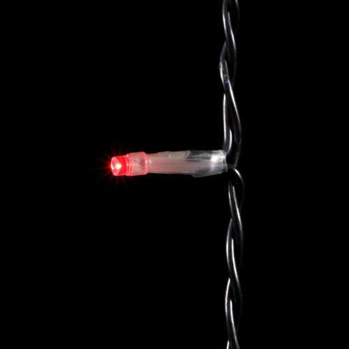 Светодиодный занавес 2*3 м., 600 разноцветных LED ламп, черный провод ПВХ, LTC (PCL602-11-2M)
