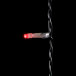 Светодиодный занавес 2*3 м., 600 разноцветных LED ламп, черный провод ПВХ, LTC (PCL602-11-2M)