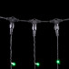 Светодиодный занавес 2*3 м., 600 разноцветных LED ламп, черный провод ПВХ, LTC (PCL602-11-2M)