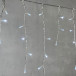 Гирлянда Бахрома 3,1*0,5 м., 24В., 150 холодно белых LED ламп, провод прозрачный ПВХ, IP54, LTC (PIL150-10-1W)
