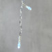 Гирлянда Бахрома 3,1*0,5 м., 24В., 150 холодно белых LED ламп, провод прозрачный ПВХ, IP54, LTC (PIL150-10-1W)