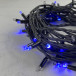 Светодиодная гирлянда Sealed с супер-мерцанием 10 м., 220V ., 75 синих LED ламп, черный каучук, LTC (LL75ABL-1-2B)