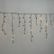 Светодиодная бахрома 3,1*0,5 м., 120 LED, тепло-белый, мерцание, черный провод каучук, LTC (ECO120BLW-1-2WW)
