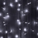 Светодиодный мерцающий занавес 2*3 м, 220V., 600 холодных белых LED ламп, прозрачный ПВХ, Beauty Led (PCL602BL-10-2W)