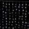 Занавес с контроллером 1.5*1 м., 220V, 100 холодных белых LED ламп, соединяемый, прозрачный провод, Winner (w.03.5T.100+)
