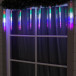 Гирлянда Сосульки рифленые 2.5×0.42 м., IP65, прозрачная нить, 288 мульти LED с эффектом стекания, 12 В., Luazon Lighting (5248348)