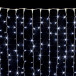 Светодиодный занавес с мерцающим диодом 2*3 м., 420 холодных белых LED ламп, белый провод, Winner Light (w.03.6W.420+)