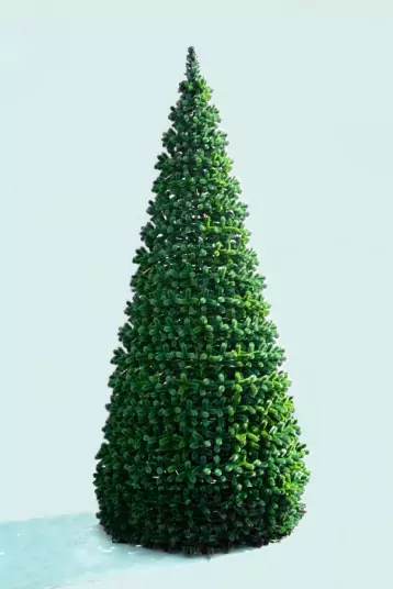 Уличная сосна Уральская зеленая 14 м., каркасная, Леска, Green Trees (GT14URLES)