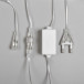 Гирлянда Сосульки 2.5×0.5 м., IP65, прозрачная нить, 288 теплых белых LED с эффектом стекания, 12 В., Luazon Lighting (5248338)