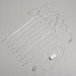 Гирлянда Сосульки 2.5×0.5 м., IP65, прозрачная нить, 288 теплых белых LED с эффектом стекания, 12 В., Luazon Lighting (5248338)
