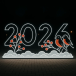 Светодиодные цифры "2026" 200 см., Сад Радости (SR018)