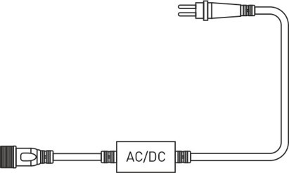 Выпрямитель для трансформатора TPF-220AC/DC24-60W, черный провод, Teamprof (TPF-24V-AC/DC-rect-B)