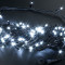 Светодиодная нить с контроллером 20 м., 220V, 200 холодных белых LED ламп, черный ПВХ провод, Rich LED (RL-T20C2-B/W)