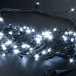 Светодиодная нить с контроллером 20 м., 220V, 200 холодных белых LED ламп, черный ПВХ провод, Rich LED (RL-T20C2-B/W)