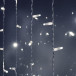 Светодиодный занавес 1000 холодных белых LED ламп, 2*6 м., статика, белый провод ПВХ, Teamprof (TPF-C2*6-CW/W)