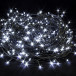 Светодиодная нить с мерцающим диодом 40 м., 220V, 400 холодных белых LED, черный ПВХ IP 54, соединяемая, Winner (w.01.6B.400.F+)