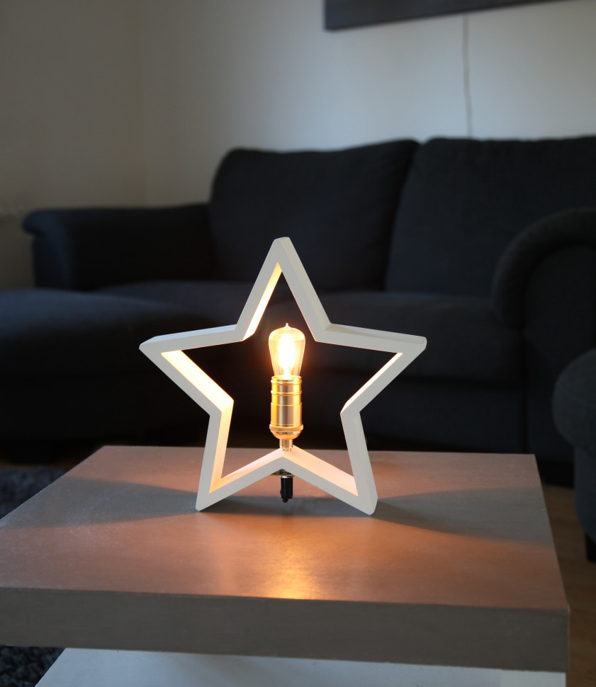 Светильник декоративный Звезда LYSEKIL 29х30 см., белый, Star Trading (257-31)