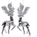 Украшение-подвеска Лесной олень в серебре 16 см., Kaemingk (516286)