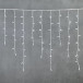 Светодиодная бахрома с колпачком 3,2*0,9 м., 168 белых LED ламп, каучуковый белый провод, LTC (LL168-8-2W)