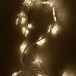 Светодиодная флористика Венок с листьями 1.8 м., 220V, 48 теплых белых LED ламп, белый провод, Beauty Led (LC176L-B048A-28-WW)