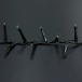 Светодиодная нить Snake Light 2000 холодных ламп, 40 м., 24В, 8 режимов, зеленый провод, для елки 260-300 см., Christmas DeLuxe (85746)