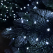 Светодиодная нить Snake Light 2000 холодных ламп, 40 м., 24В, 8 режимов, зеленый провод, для елки 260-300 см., Christmas DeLuxe (85746)