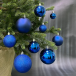Набор пластиковых шаров Гамма 46 шт., синий, ChristmasDeLuxe (85396-88085)