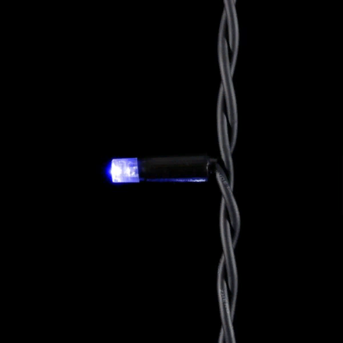 Светодиодный занавес с колпачком 2*3 м., 600 синих LED ламп, каучуковый черный провод, IP65, Beauty Led (LL602-1-2B)