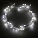 Светодиодная флористика Венок - ветка 30см., 220V, 48 холодных белых LED ламп, белый провод, Beauty Led (LC176L-B048A-289)