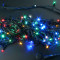 Светодиодная нить с контроллером 20 м., 220V, 200 разноцветных LED ламп, черный ПВХ провод, Rich LED (RL-T20C2-B/M)