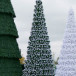Уличная сосна Евро-2 зеленая c белыми кончиками 20 м., каркасная, Леска, Green Trees (GT20EVLESWK)