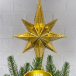 Елочная макушка Звезда Востока 25 см., пластик, золото, Christmas DeLuxe (89604)