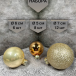 Набор стеклянных шаров Брызги шампанского 26 шт., Christmas DeLuxe (86460)