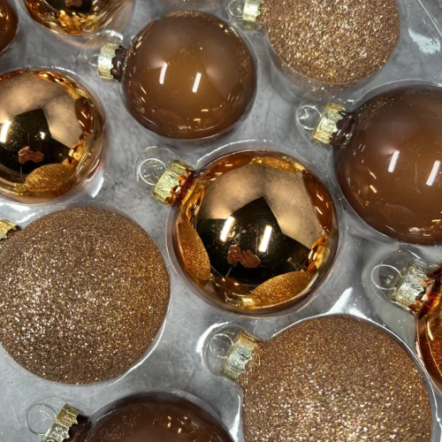 Набор стеклянных шаров Шоколадное суфле 26 шт., Christmas DeLuxe (84499-86773)