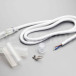 Комплект подключения для дюралайта TPF-DL-2W-100-24V, 24В, белый, Teamprof (TPF-PC-24V/DC-NP-W)