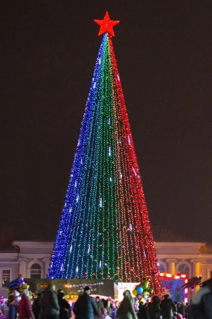 Комплект освещения Хамелеон RGB для елей высотой 16 м., 30 шт.*15 м., Green Trees (Ham16)