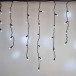 Светодиодная бахрома 108 холодных белых LED ламп, 3*0.6 м., 220В, мерцание, черный провод ПВХ, Teamprof (TPF-i3*0.6F-CB/W)