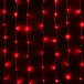 Светодиодный занавес Роса 1.6*1.6 м., 256 красных LED ламп, прозрачный провод, Beauty Led (Curtain 256-10-R)