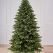 Искусственная ель Московская с шишками 180 см., литая хвоя+пвх, Max Christmas (ЕМС18)