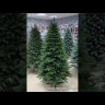 Искусственная ель Московская с шишками 180 см., литая хвоя+пвх, Max Christmas (ЕМС18)