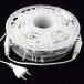 Светодиодная нить с мерцающим диодом 40 м., 220V, 400 холодных белых LED ламп, белый провод ПВХ, соединяемая, Winner Light (w.01.6w.400+)