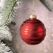 Набор стеклянных шаров Грааль 70 мм., 18 шт., красный, Christmas DeLuxe (86791)