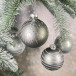 Набор стеклянных шаров Новогодняя поземка 70 мм., 18 шт., нежно-голубой, Christmas DeLuxe (86792)