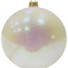 Шар пластиковый Искристый, 115 мм., 1 шт., белый, ПромЕлка (ШИПЛ-115White)