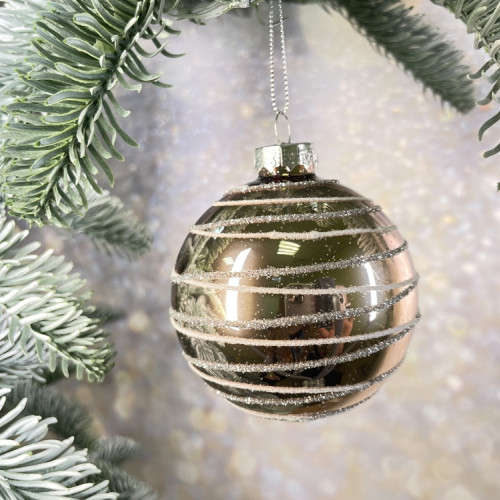 Набор стеклянных шаров Розовый пунш 70 мм., 18 шт., нежно-розовый, Christmas DeLuxe (86793)