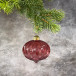 Набор стеклянных шаров Шоколадный леденец 80 мм., 12 шт., Christmas DeLuxe (86296)