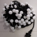 Светодиодная гирлянда шарики Fiesta, 5 м., 20 желтых LED ламп 40 мм, 220V, черный ПВХ, Beauty Led (HB20-11-2Y)