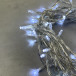 Светодиодная нить 100 холодных белых LED ламп, 10 м., 220-230В., прозрачный провод ПВХ, LTC (PST100-10-2W)