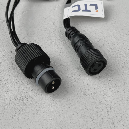 Светодиодная бахрома 3,1*0,5 м., 150 красных LED ламп, черный провод ПВХ, LTC (PIL150-11-2R)