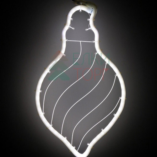 Светодиодная фигура из акрилайта холодное белое свечение, 24*42 см., 220В,  Beauty Led (HFS1-2W) 